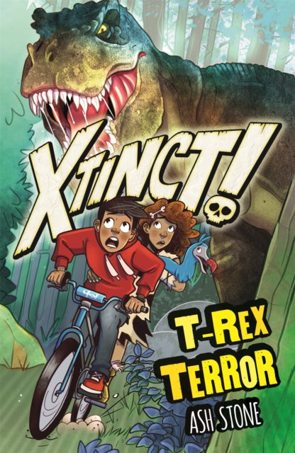 Book cover of: Xtinct!: T-Rex Terror. By: Ash Stone
