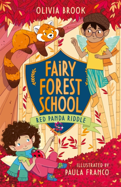 Book cover of: Fairy Forest School: Red Panda Riddle. By: Olivia Brook