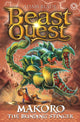 Book cover of: Beast Quest: Makoro the Blinding Stinger. By: Adam Blade