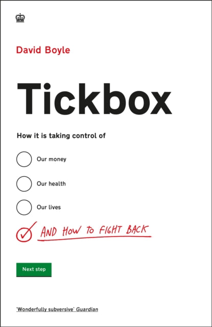 Book cover of: Tickbox. By: David Boyle