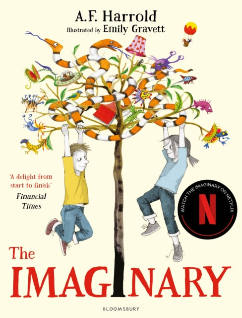 Book cover of: Imaginary. By: A.F. Harrold,Illustrated by Emily Gravett