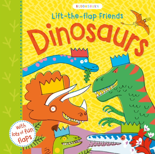 Book cover of: Lift-the-flap Friends Dinosaurs. By: Peter Allen