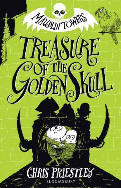 Book cover of: Treasure of the Golden Skull. By: Chris Priestley