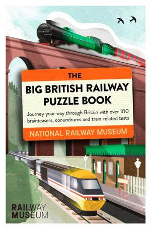 Big British Railway Puzzle Book, Perfect for puzzle lovers!