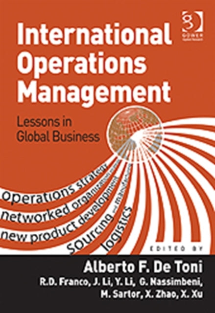 Book cover of: International Operations Management. By: Alberto De Toni