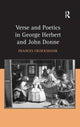 Book cover of: Verse and Poetics in George Herbert and John Donne. By: Frances Cruickshank