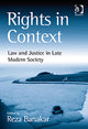 Book cover of: Rights in Context. By: Reza Banakar