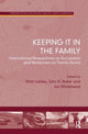 Book cover of: Keeping it in the Family. By: Matt Lobley