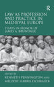 Book cover of: Law as Profession and Practice in Medieval Europe. By: Kenneth Pennington