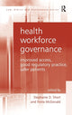 Book cover of: Health Workforce Governance. By: Stephanie D. Short