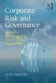Book cover of: Corporate Risk and Governance. By: Alan Waring