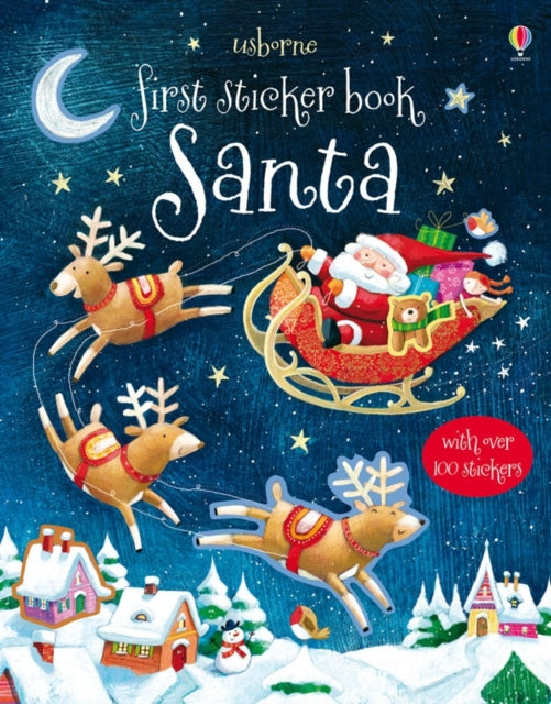 Book cover of: First Sticker Book Santa. By: TAPLIN, SAM