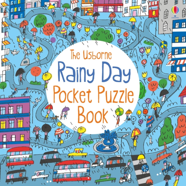 Book cover of: Rainy Day Pocket Puzzle Book. By: Simon Tudhope