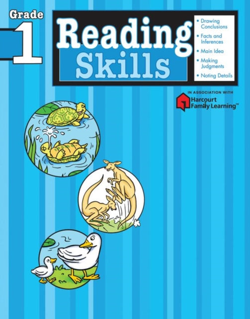 Book cover of: Reading Skills: Grade 1 (Flash Kids Harcourt Family Learning). By: Flash Kids Editors