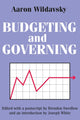 Book cover of: Budgeting and Governing. By: Aaron Wildavsky