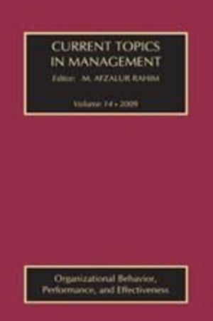 Current Topics in Management