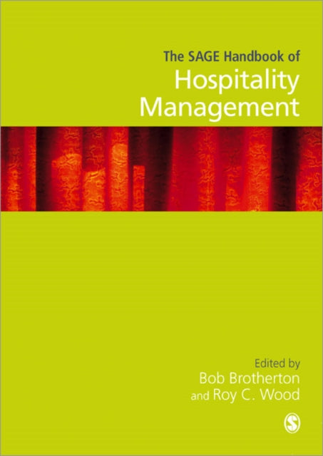 Book cover of: SAGE Handbook of Hospitality Management