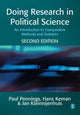 Book cover of: Doing Research in Political Science. By: Paul Pennings