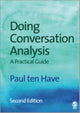 Book cover of: Doing Conversation Analysis. By: Paul ten Have, Paul Ten Have