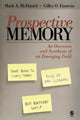 Book cover of: Prospective Memory. By: Mark A. McDaniel