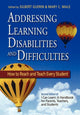 Book cover of: Addressing Learning Disabilities and Difficulties