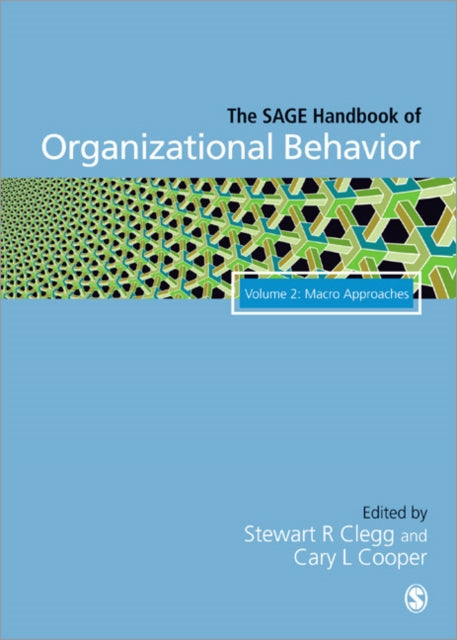 Book cover of: SAGE Handbook of Organizational Behavior. By: Julian Barling, Stewart Clegg