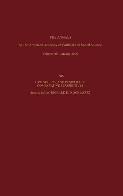 Book cover of: Law, Society, and Democracy: Comparative Perspectives. By: Richard D. Schwartz