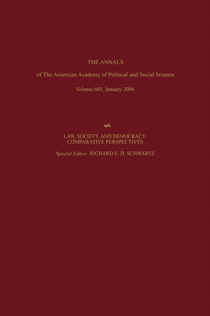Book cover of: Law, Society, and Democracy: Comparative Perspectives. By: Richard D. Schwartz