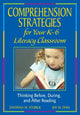 Book cover of: Comprehension Strategies for Your K-6 Literacy Classroom. By: Divonna M. Stebick