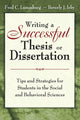 Book cover of: Writing a Successful Thesis or Dissertation. By: Frederick C. Lunenburg, Frederick C Lunenburg