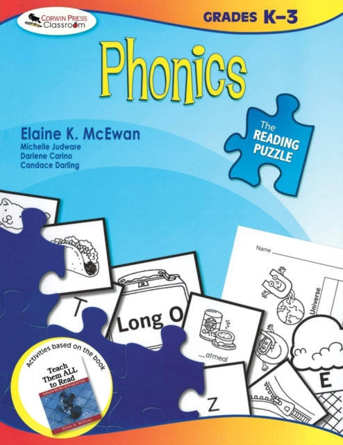 Book cover of: Reading Puzzle: Phonics, Grades K-3. By: Elaine K. McEwan