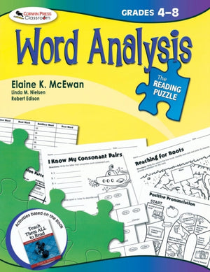 Reading Puzzle: Word Analysis, Grades 4-8
