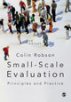Book cover of: Small-Scale Evaluation. By: Colin Robson