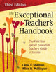 Book cover of: Exceptional Teacher's Handbook. By: Carla F. Shelton