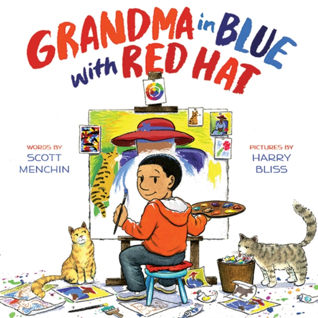 Book cover of: Grandma in Blue with Red Hat