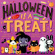 Book cover of: Halloween Is a Treat! (A Hello!Lucky Book). By: Hello!Lucky