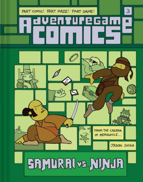 Book cover of: Adventuregame Comics: Samurai vs. Ninja (Book 3). By: Jason Shiga