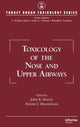 Book cover of: Toxicology of the Nose and Upper Airways. By: John B. Morris