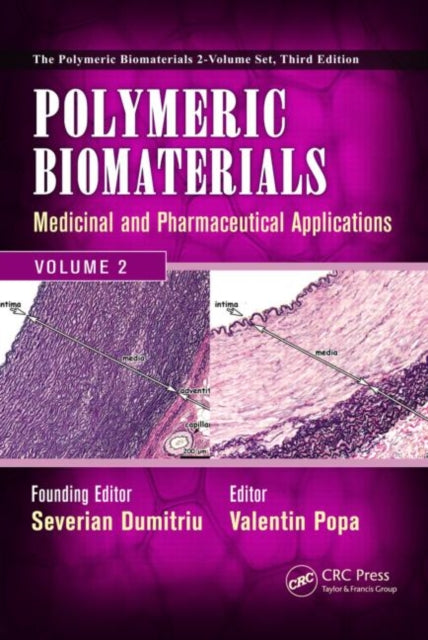 Book cover of: Polymeric Biomaterials. By: Severian Dumitriu