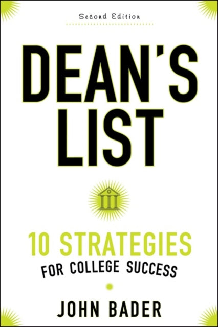 Book cover of: Dean's List. By: John Bader