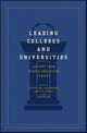 Book cover of: Leading Colleges and Universities. By: Stephen Joel Trachtenberg