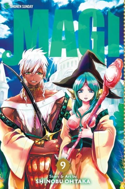 Book cover of: Magi: The Labyrinth of Magic, Vol. 9. By: Shinobu Ōtaka