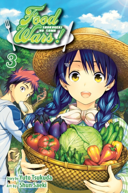 Book cover of: Food Wars!: Shokugeki no Soma, Vol. 3. By: Yūto Tsukuda