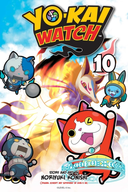 Book cover of: YO-KAI WATCH, Vol. 10. By: Noriyuki Konishi