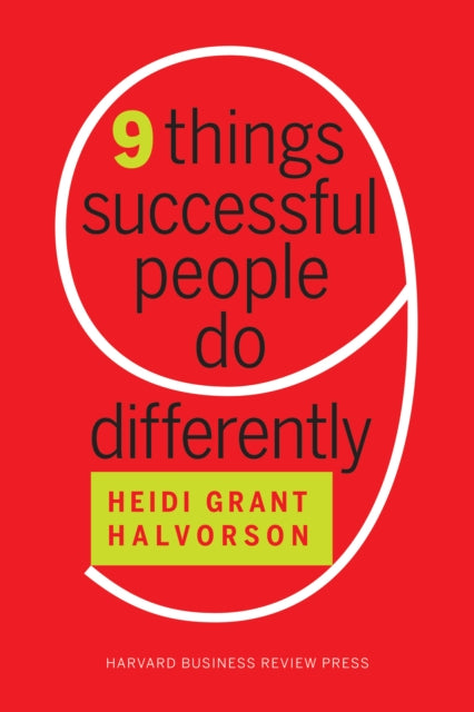 Book cover of: Nine Things Successful People Do Differently