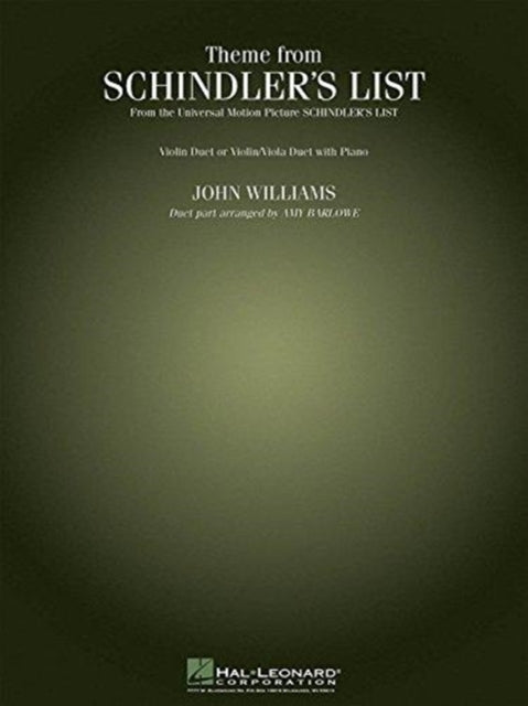 Book cover of: Theme from Schindler's List