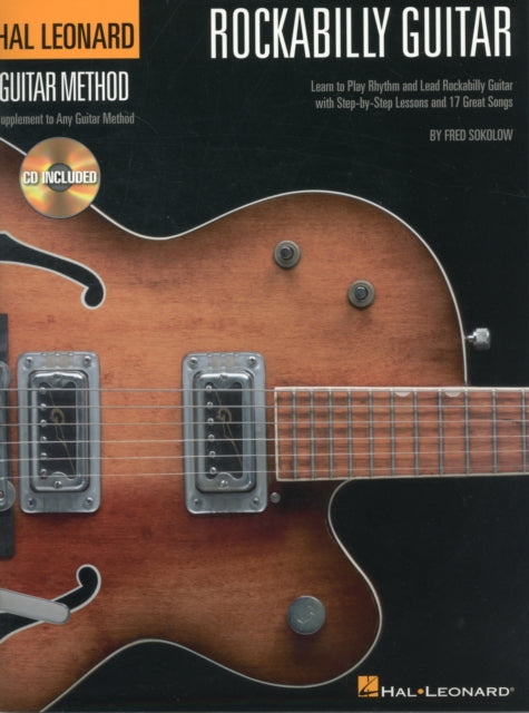 Book cover of: Hal Leonard Rockabilly Guitar Method. By: Fred Sokolow