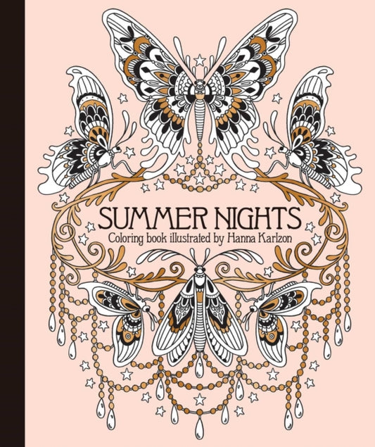 Book cover of: Summer Nights Coloring Book. By: Hanna Karlzon
