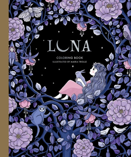 Book cover of: Luna Coloring Book. By: Maria Trolle