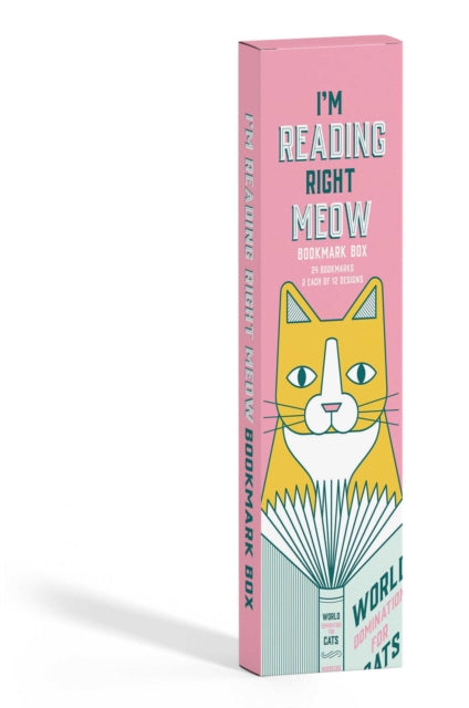 Book cover of: I’m Reading Right Meow Bookmark Box